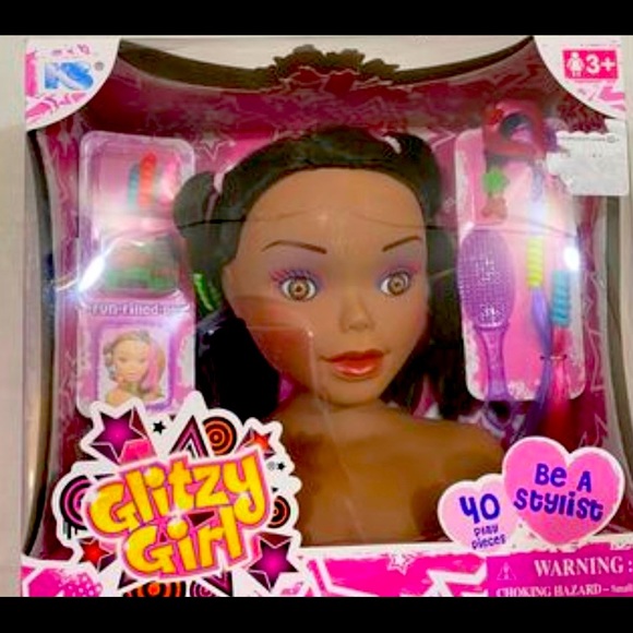 glitzy girl Toys Kids Stuff Glitzy Girl Doll Styling Head Poshmark